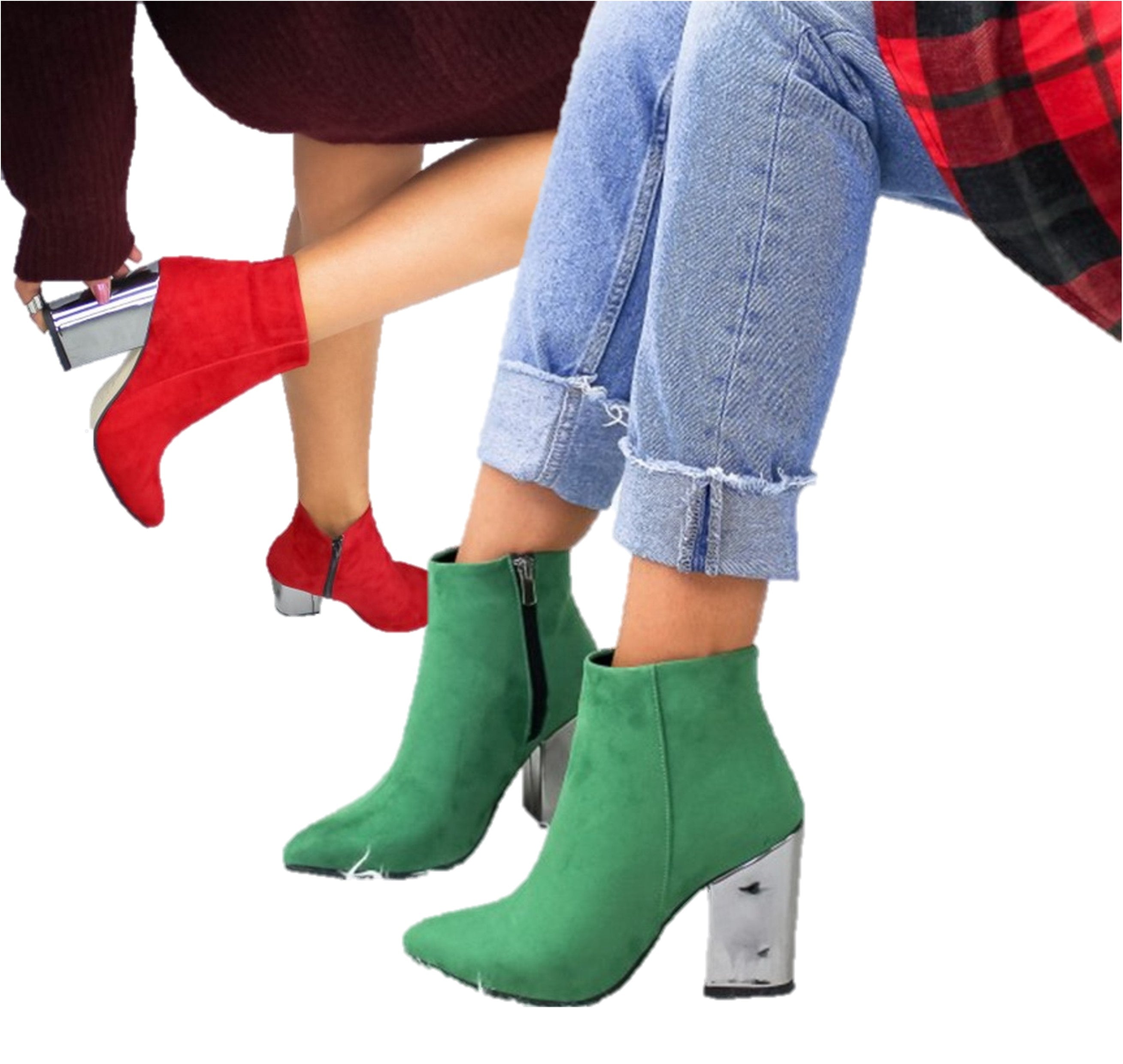 women_s-ankle-boots-winter-denim-blue-red-peach-pink-wickedyo 1
